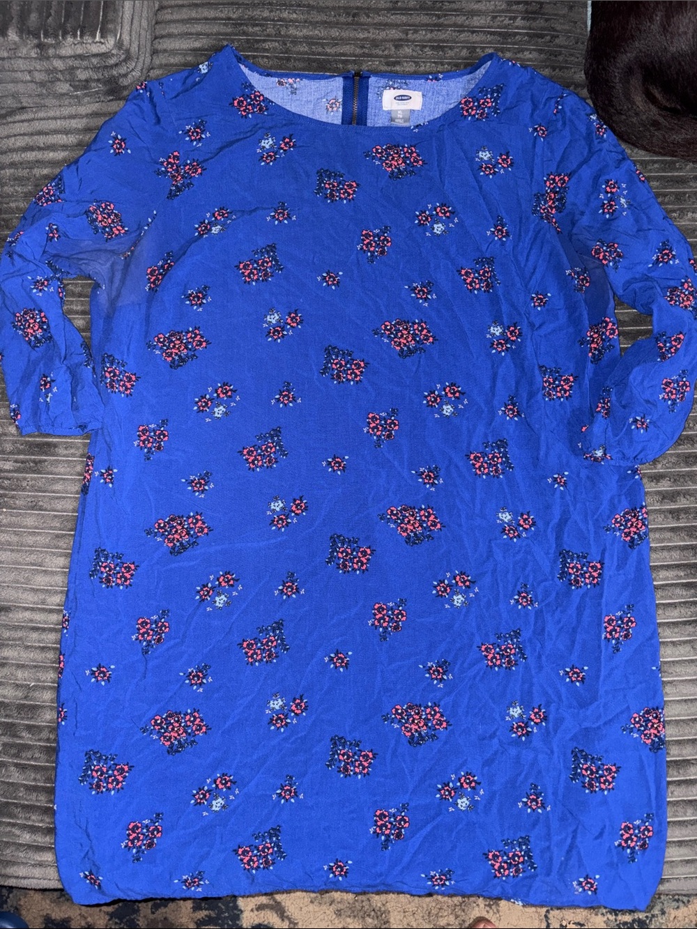 Old Navy Blue Floral Midi Dress
